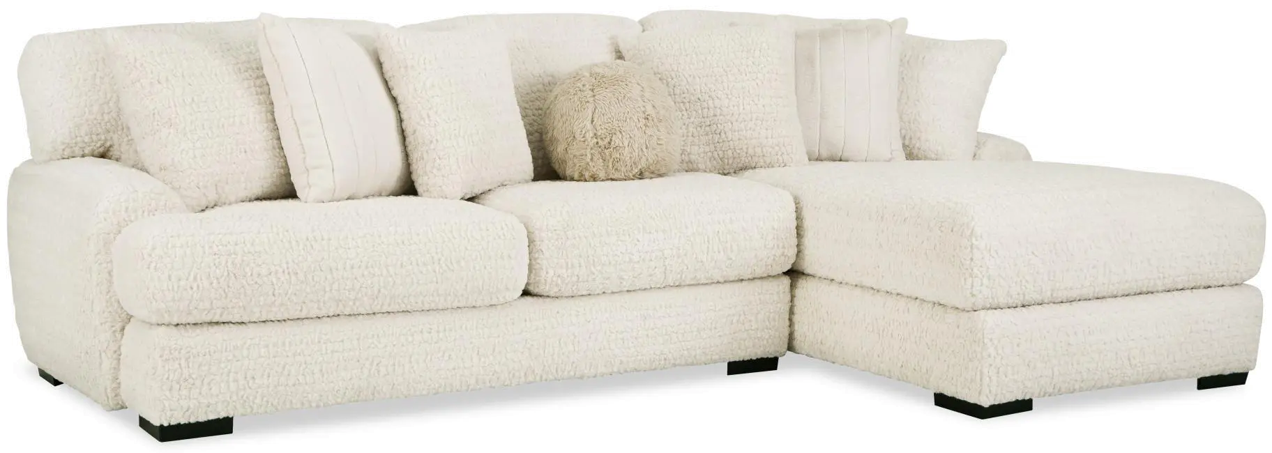Hendrix Ivory 2 Piece Sectional-1