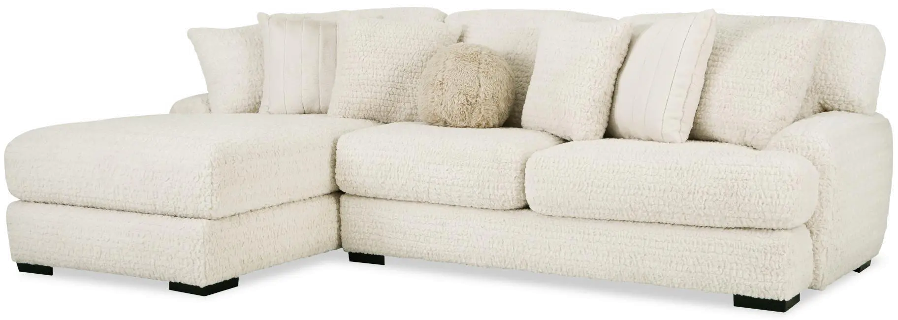Hendrix Ivory 2 Piece Sectional-1