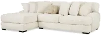 Hendrix Ivory 2 Piece Sectional