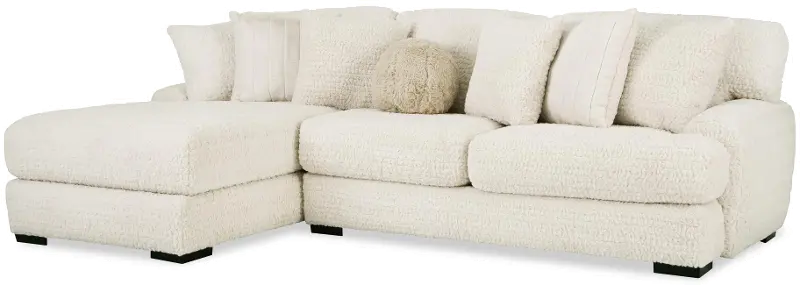 Hendrix Ivory 2 Piece Sectional