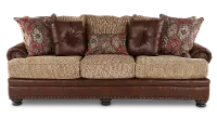 Laramie Two-Tone Brown Sofa