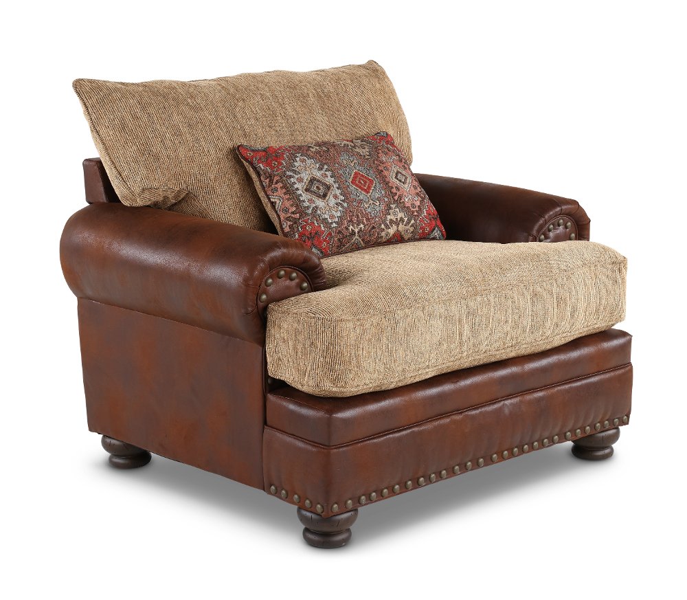 Laramie Two-Tone Brown Chair