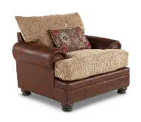 Laramie Two-Tone Brown Chair