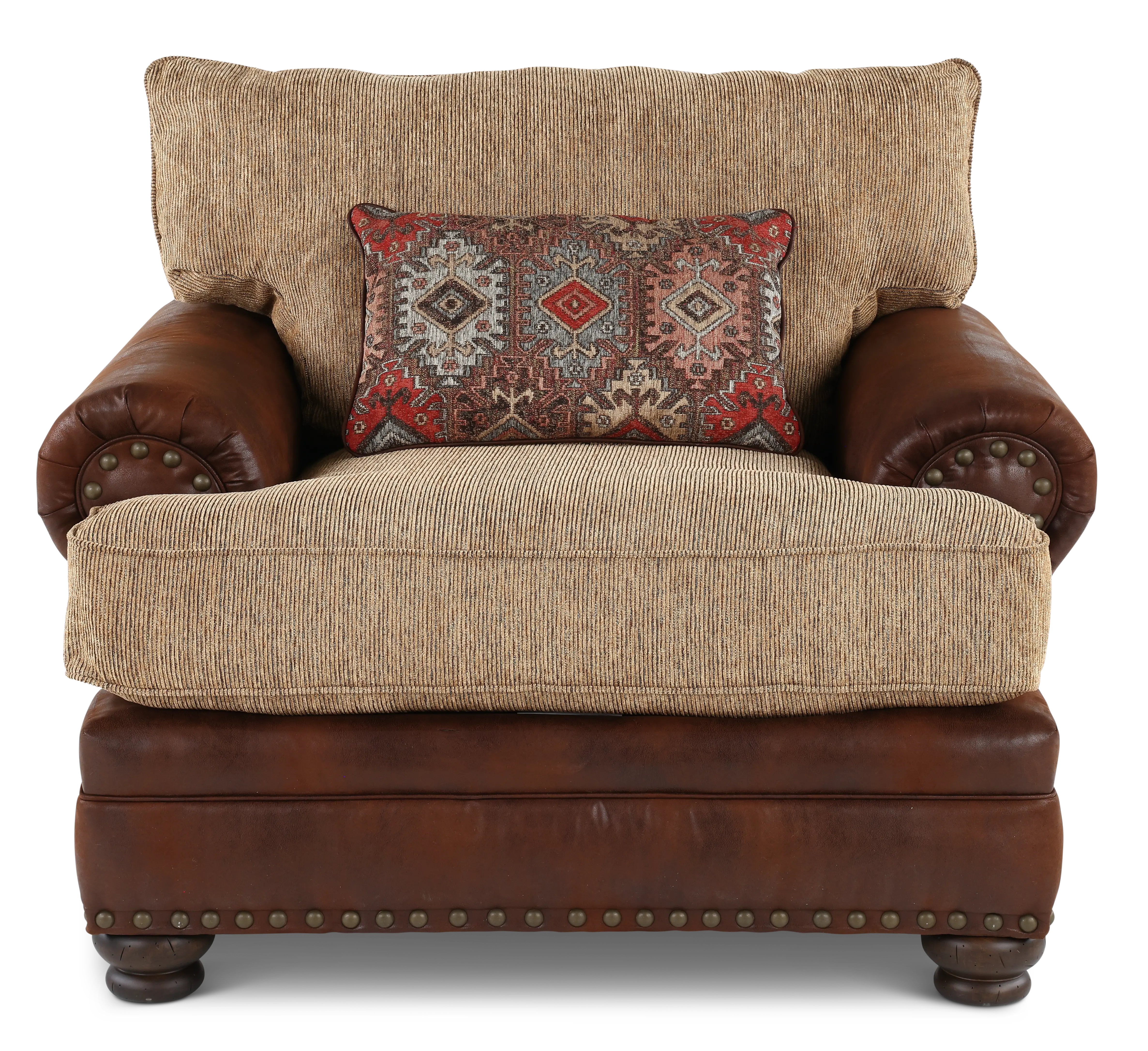 Laramie Two-Tone Brown Chair-4