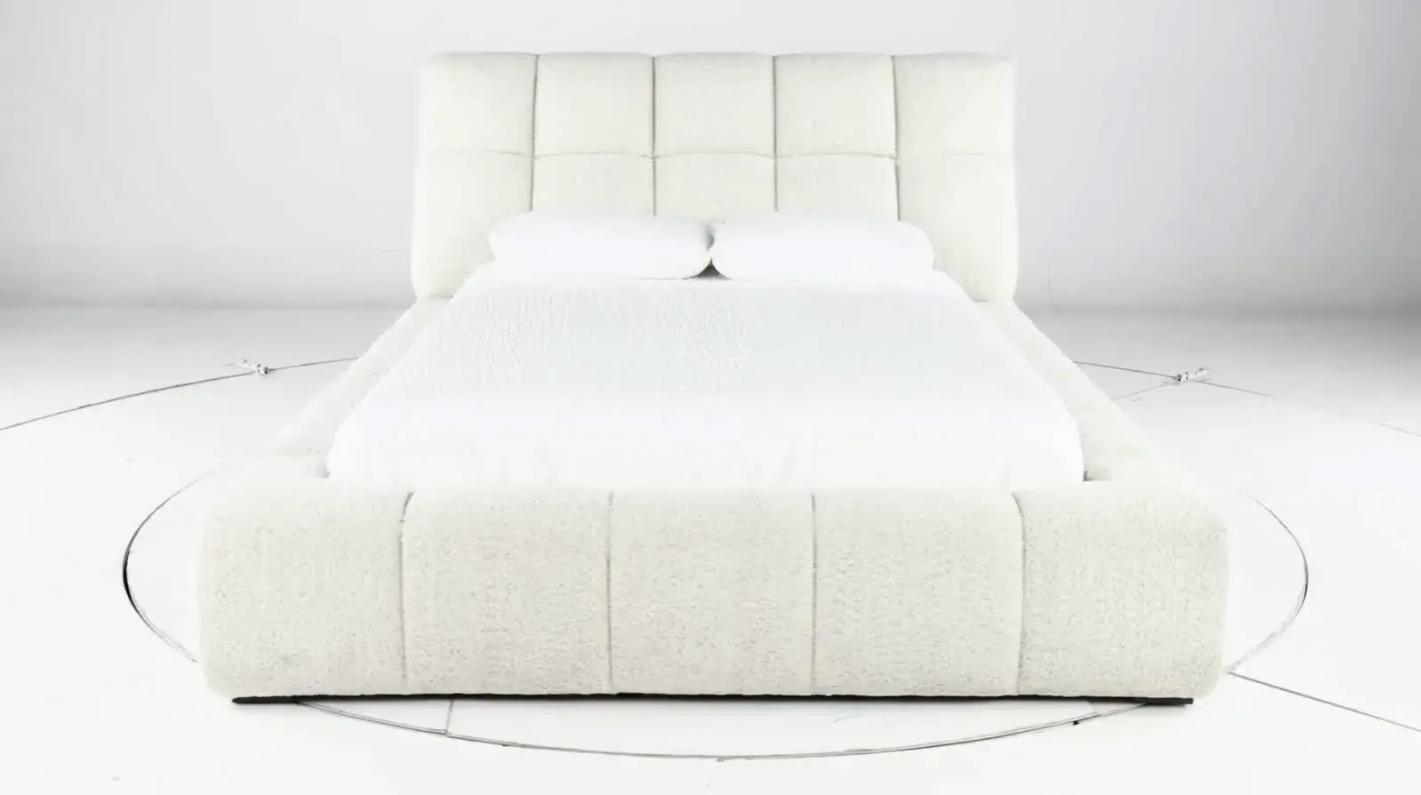 Escape Beige King Upholstered Bed-7