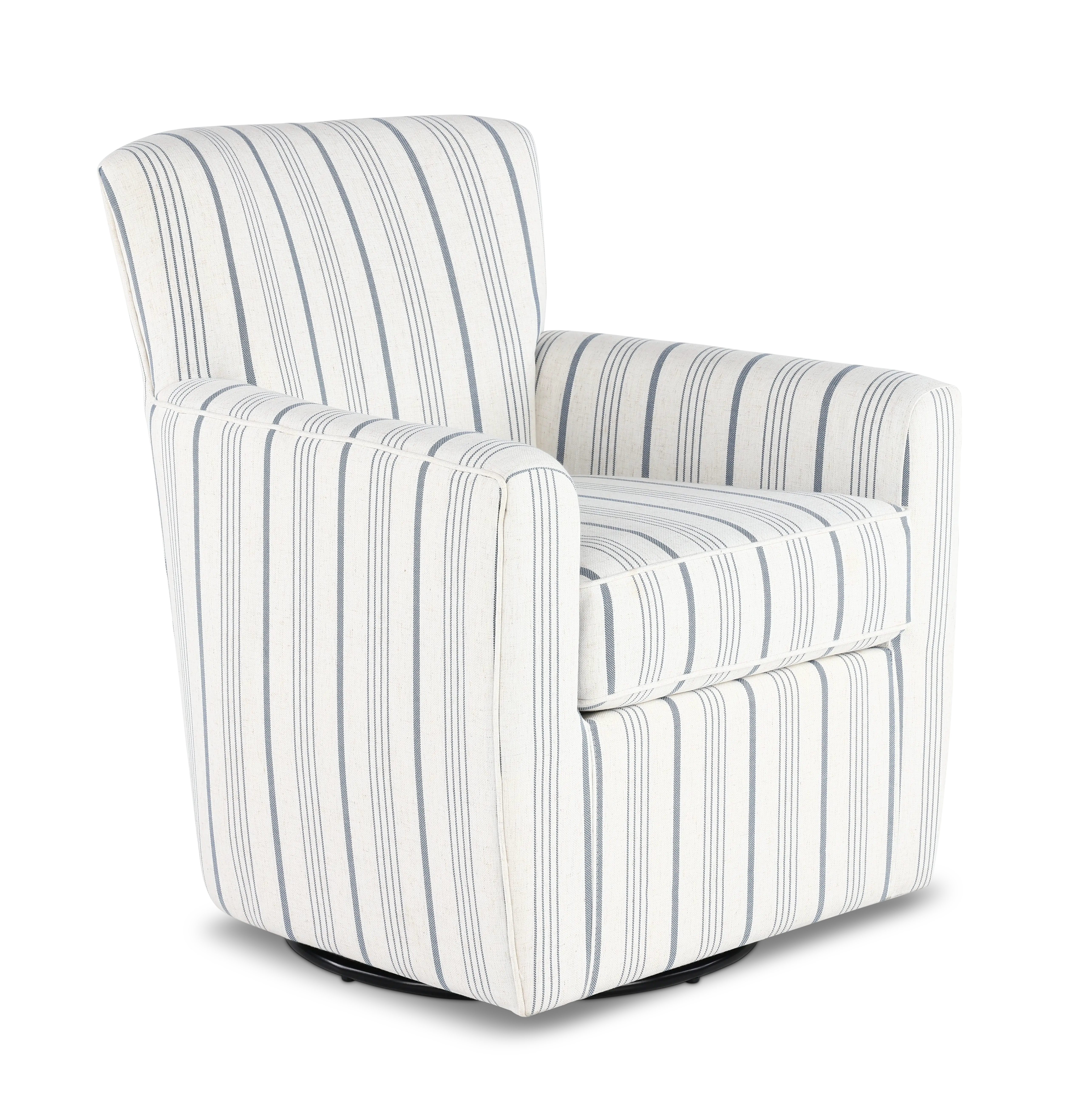 Blakely Blue Swivel Chair-1
