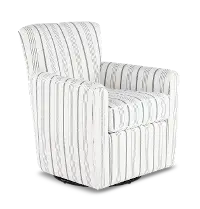 Blakely Blue Swivel Chair