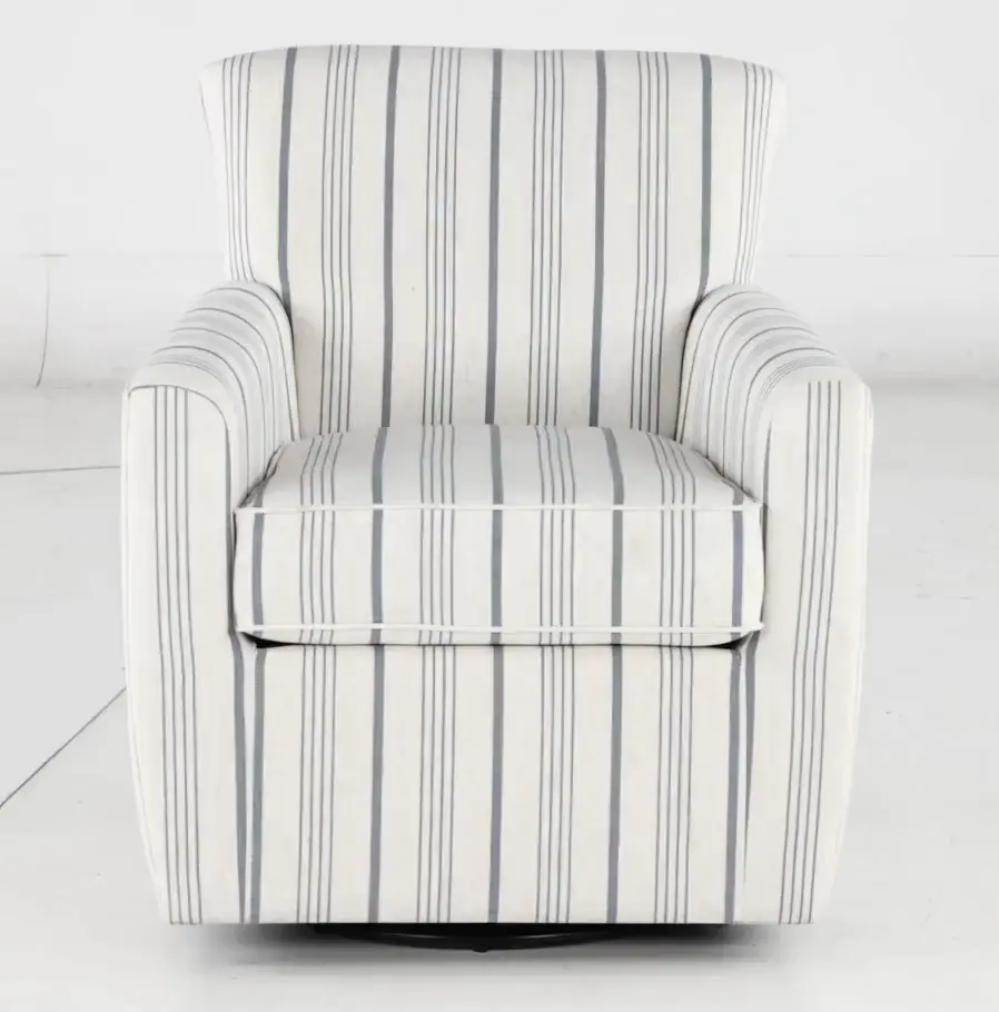 Blakely Blue Swivel Chair-5
