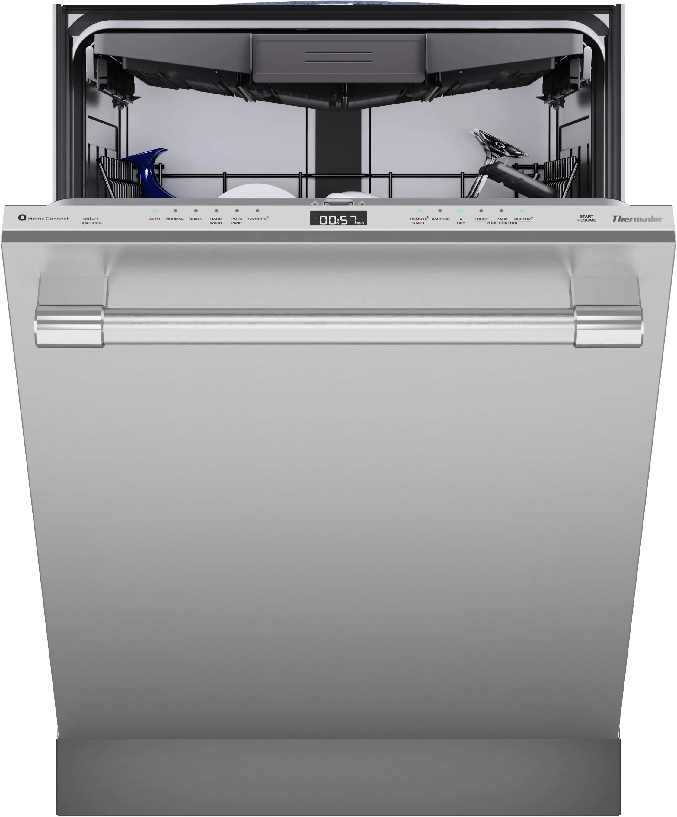 DWHD660EFP Thermador Sapphire® 24  Top Control Dishwasher - Stainless Steel-3