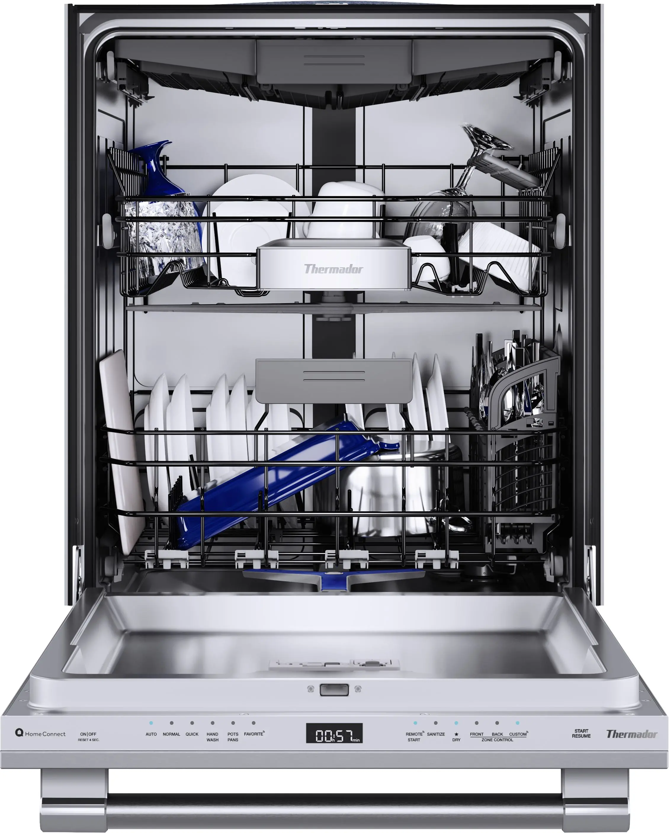 DWHD660EFP Thermador Sapphire® 24  Top Control Dishwasher - Stainless Steel-4