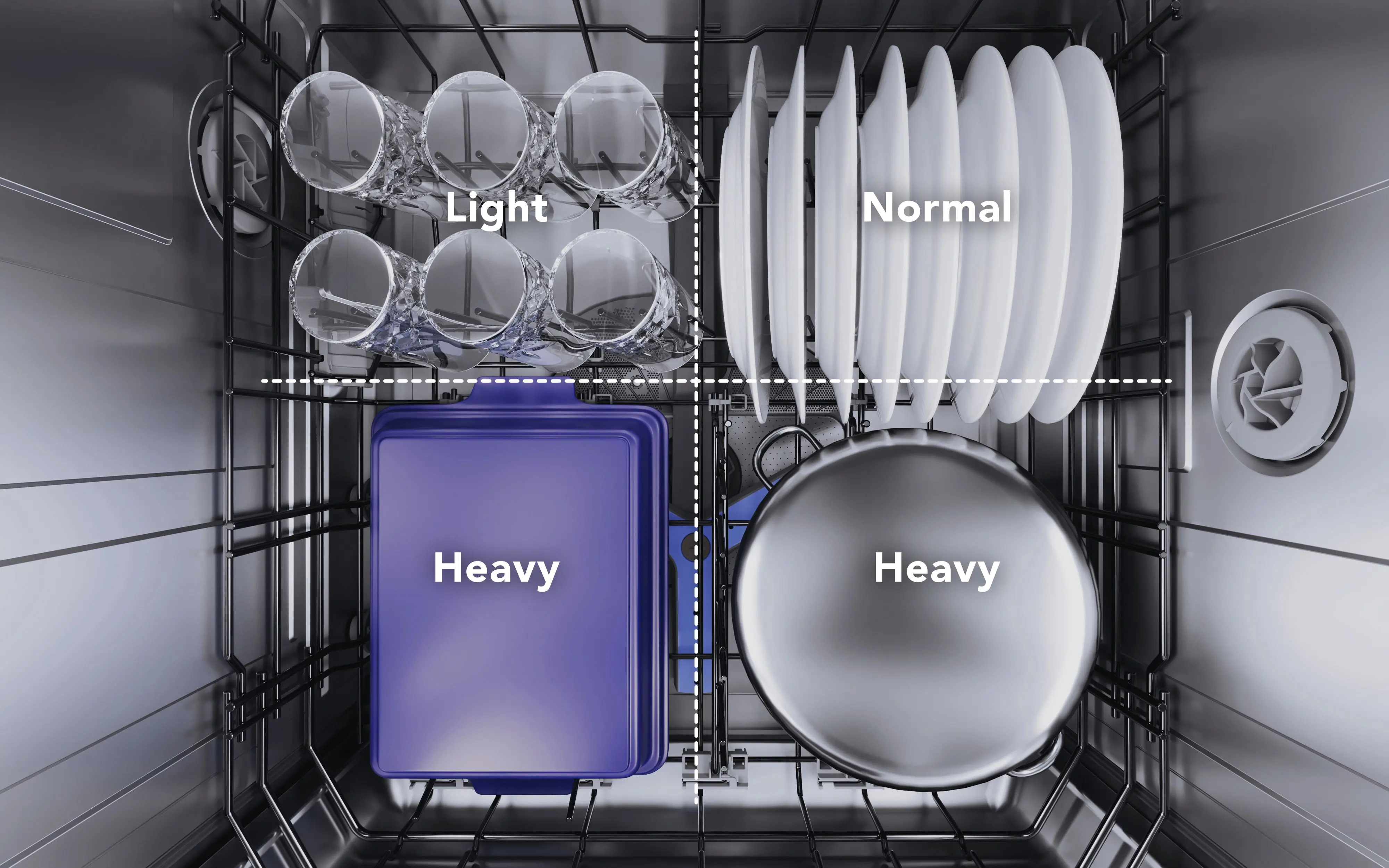 DWHD660EFP Thermador Sapphire® 24  Top Control Dishwasher - Stainless Steel-6