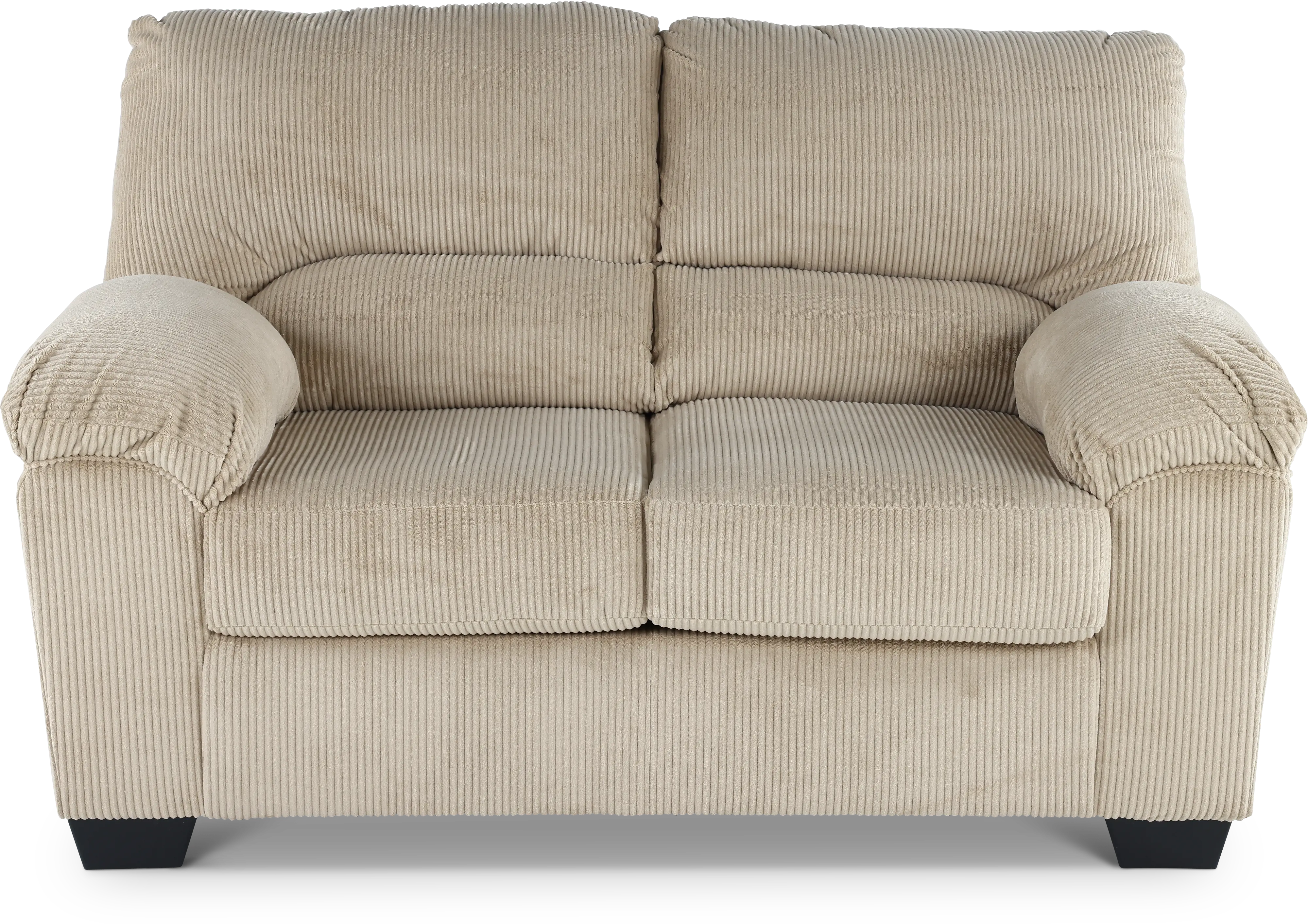 SimpleJoy Sand Loveseat-1