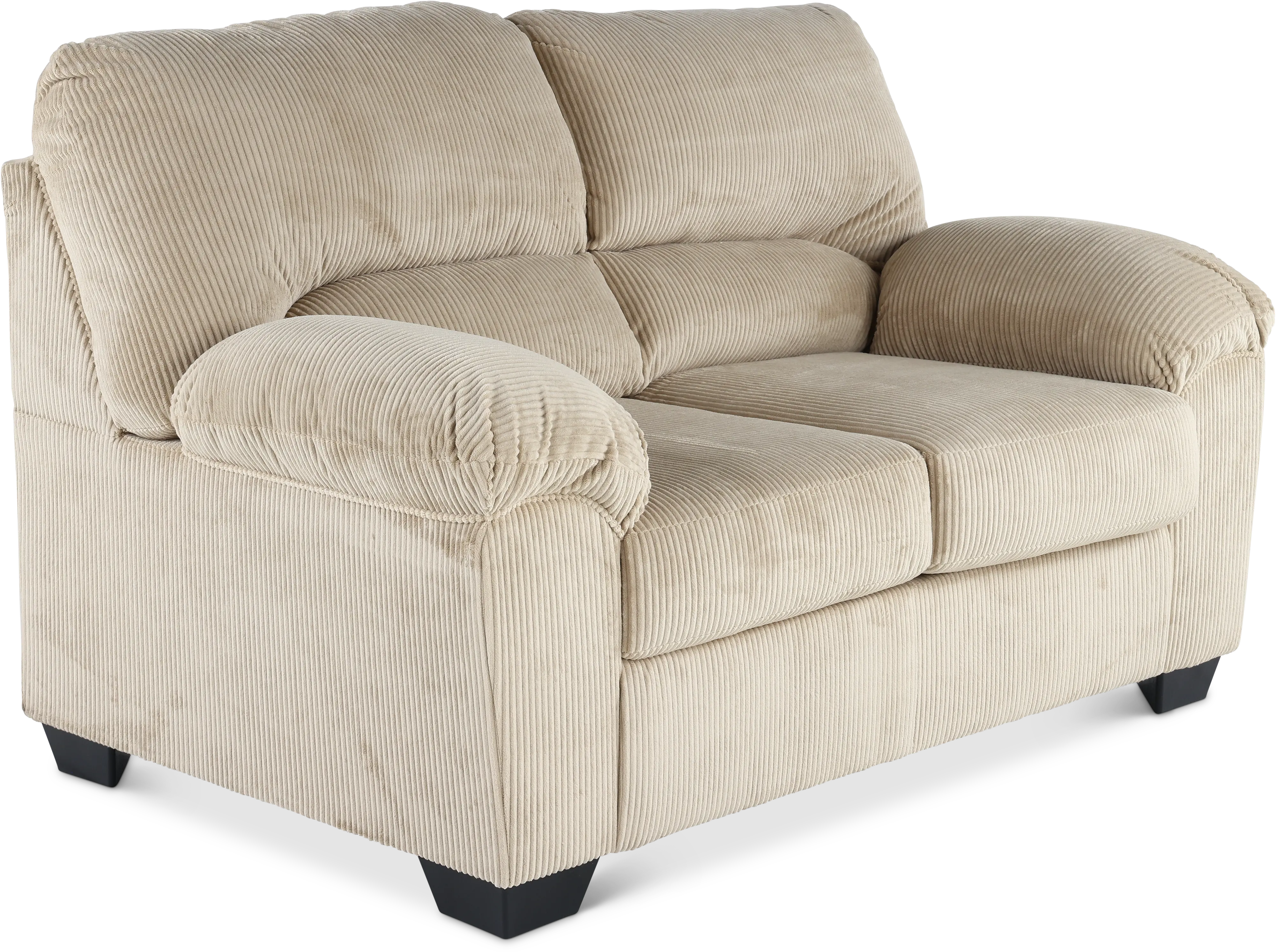 SimpleJoy Sand Loveseat-4
