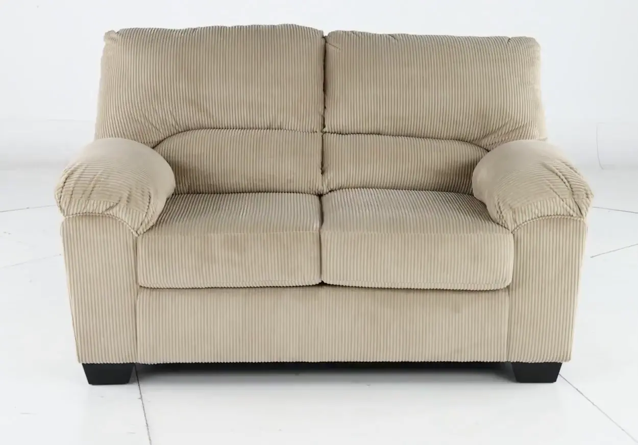 SimpleJoy Sand Loveseat-5