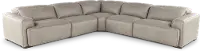 Arizona Thunder 5-Piece Reclining Sectional with Adjustable Headrests