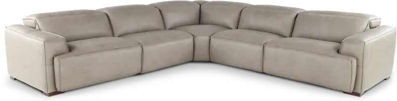 Arizona Thunder 5-Piece Reclining Sectional with Adjustable Headrests