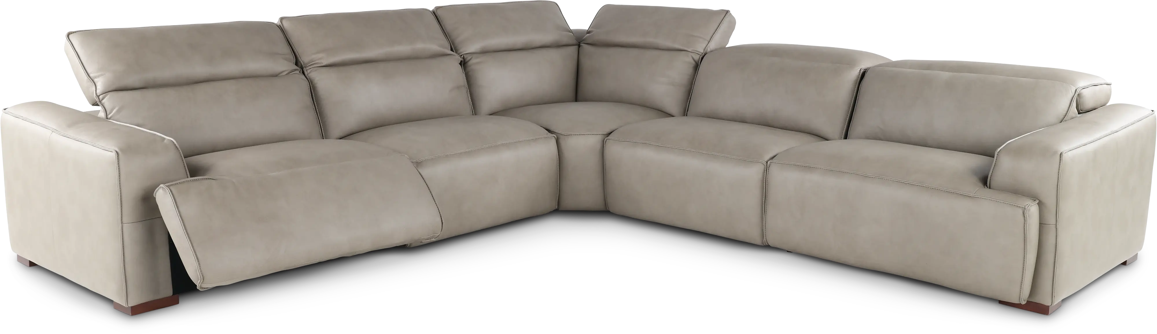 Arizona Thunder 5-Piece Reclining Sectional with Adjustable Headrests-3