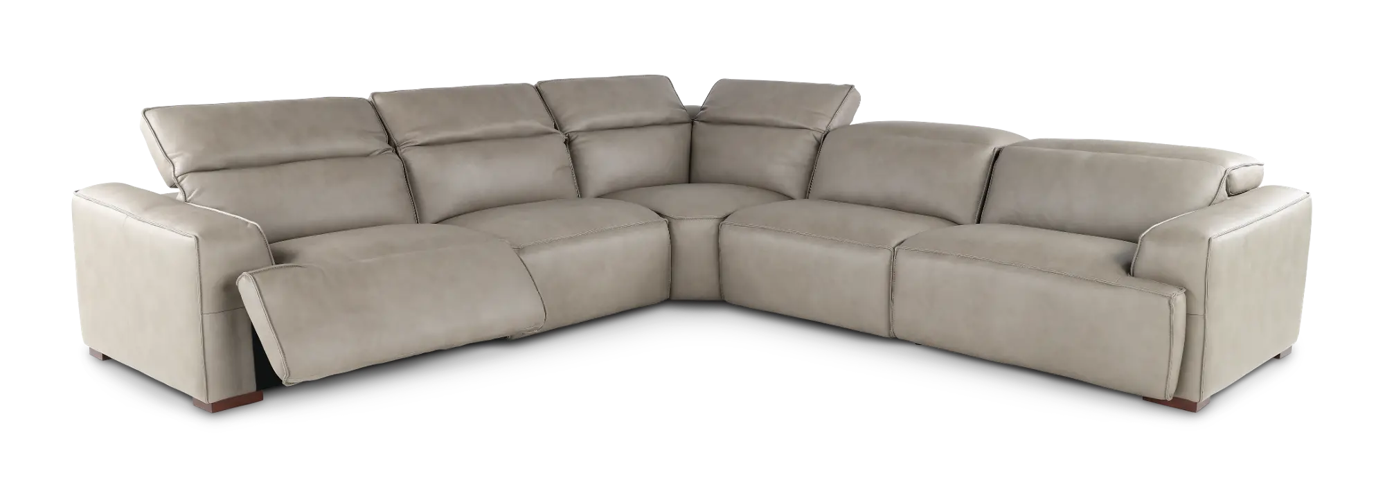 Arizona Thunder 5-Piece Reclining Sectional with Adjustable