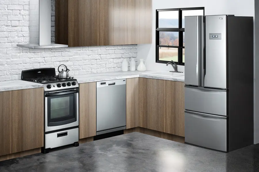 Summit 24  Gas Range - Stainless Steel-2