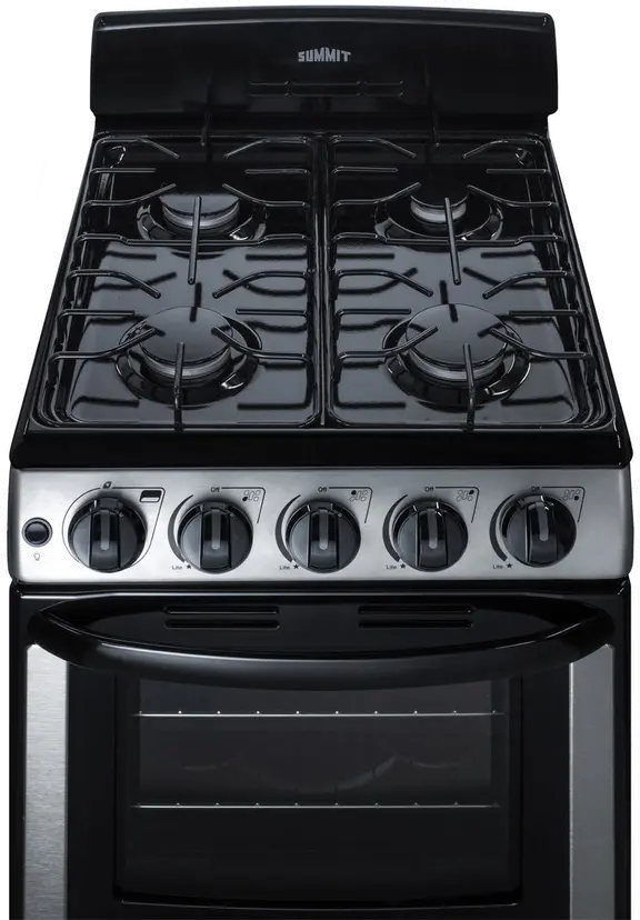 Summit 20  Gas Range - Stainless Steel-1
