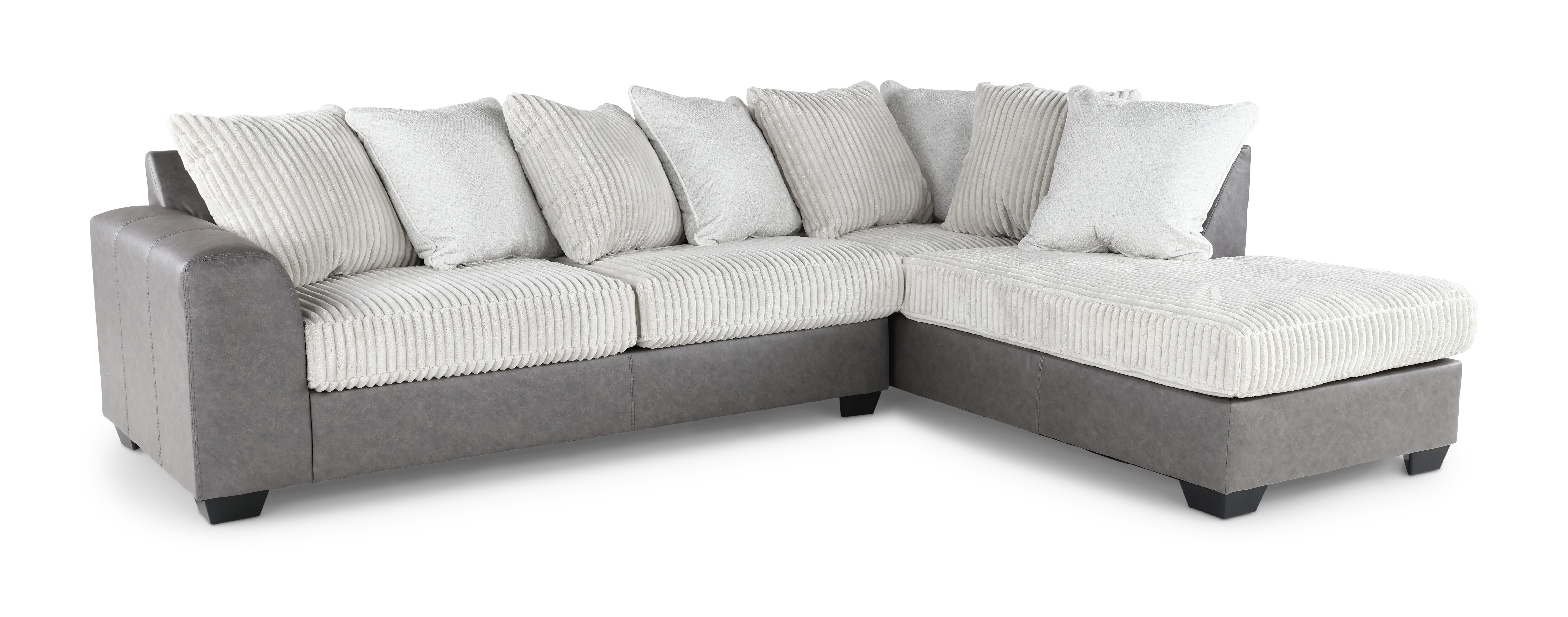 Clairette Two-Tone Gray 2 Piece Sectional-4