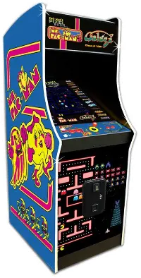 Namco Arcade Machine Ms. Pacman Galaga Pixel Bash Edition
