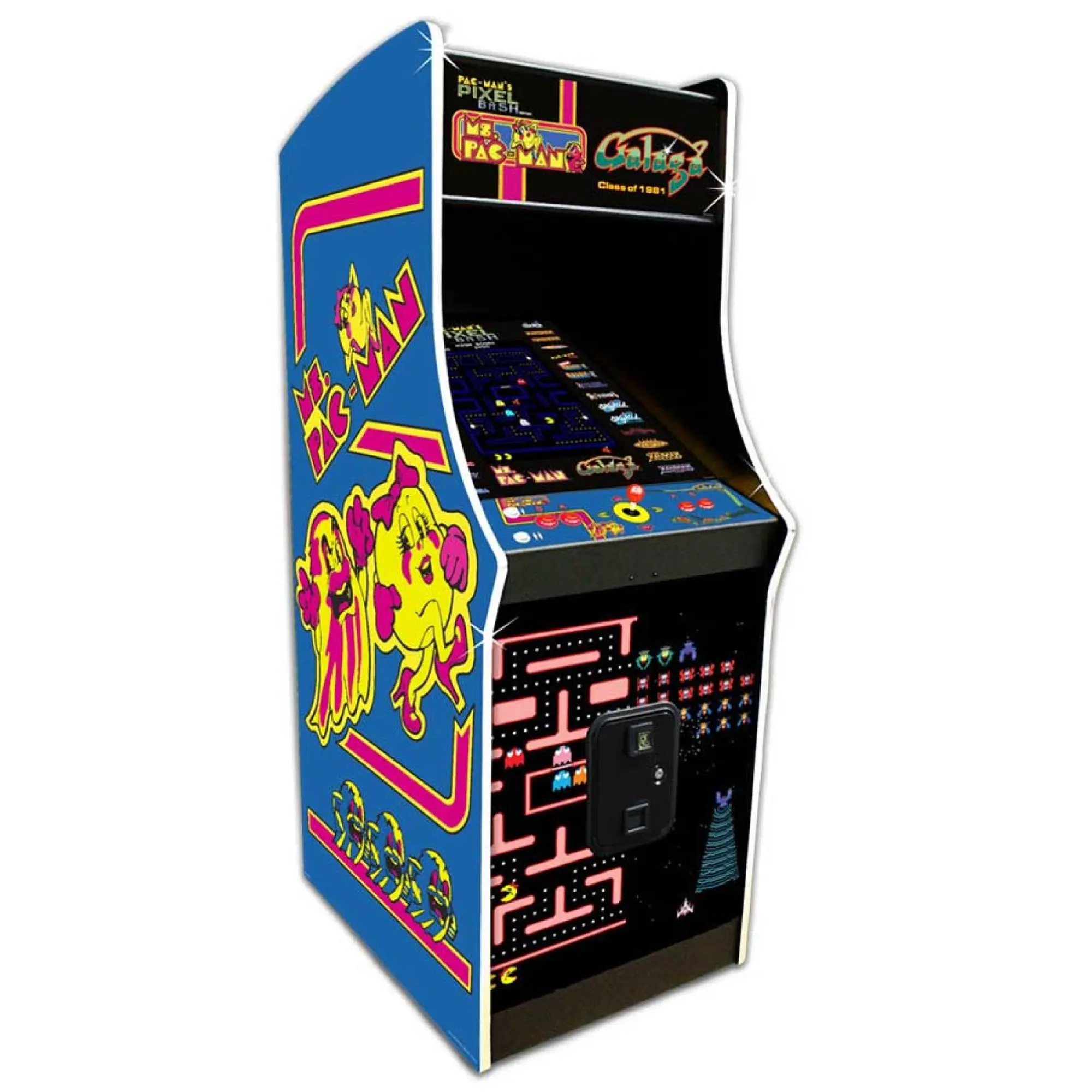 Namco Arcade Machine Ms. Pacman Galaga Pixel Bash Edition | RC Willey