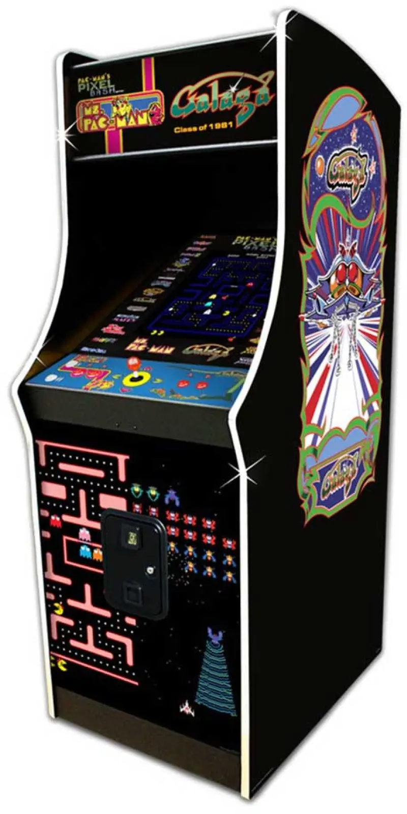 Namco Arcade Machine Ms. Pacman Galaga Pixel Bash Edition | RC Willey