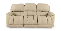 X44-530/W2/LB193032 Greyson Ice Power Reclining Sofa with Headrest and Lumbar