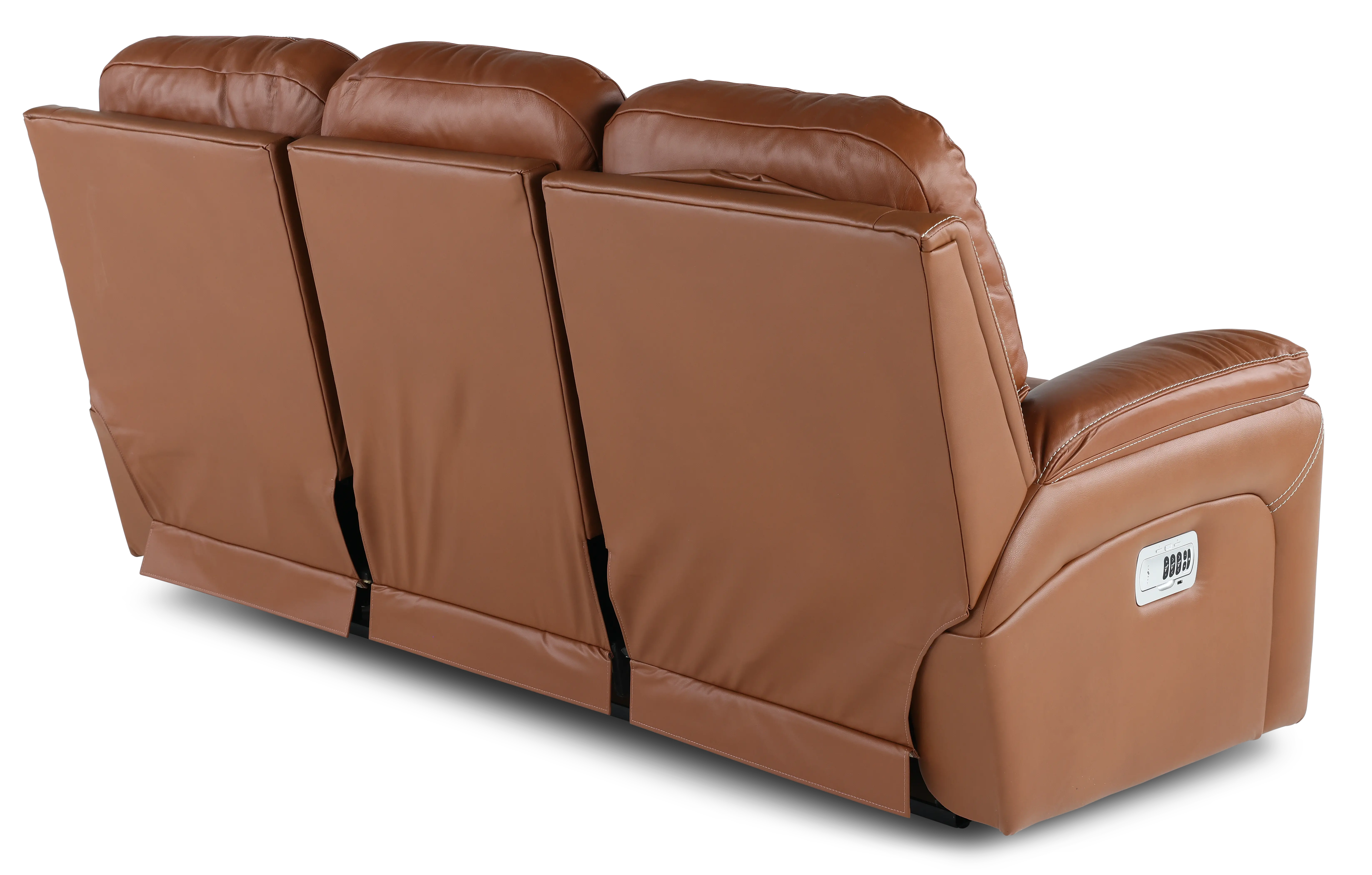 X44-530/W2/LB193077 Greyson Caramel Power Reclining Sofa with Headrest and Lumbar-6