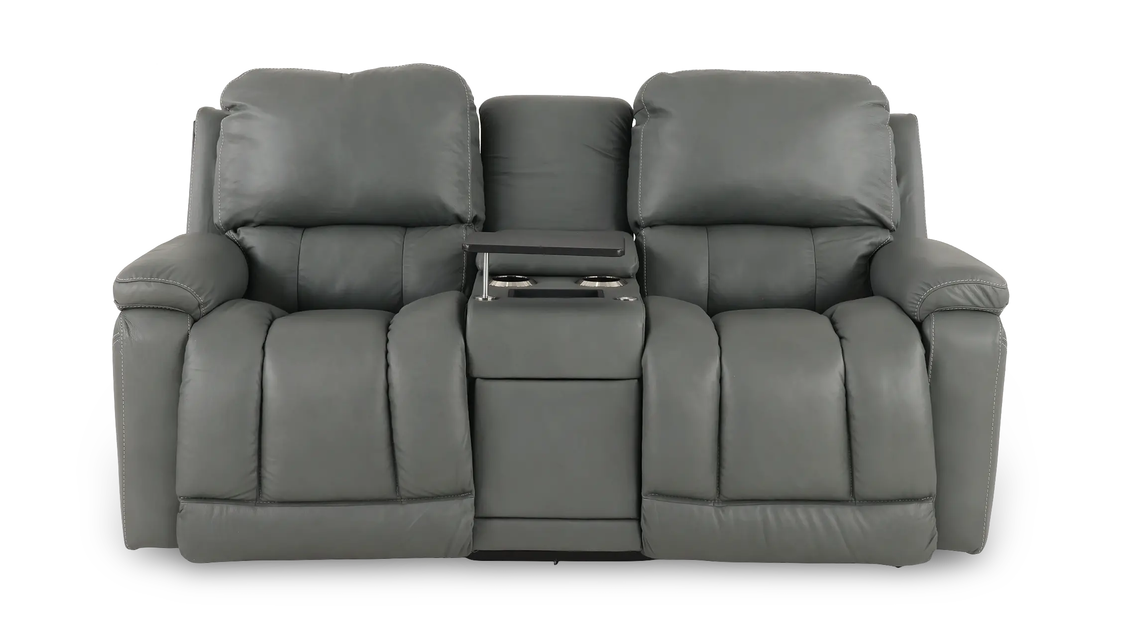 X49-530/W2/CB/LB193056 Greyson Blue-Gray Power Reclining Loveseat with Headrest and Lumbar-1