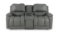 X49-530/W2/CB/LB193056 Greyson Blue-Gray Power Reclining Loveseat with Headrest and Lumbar