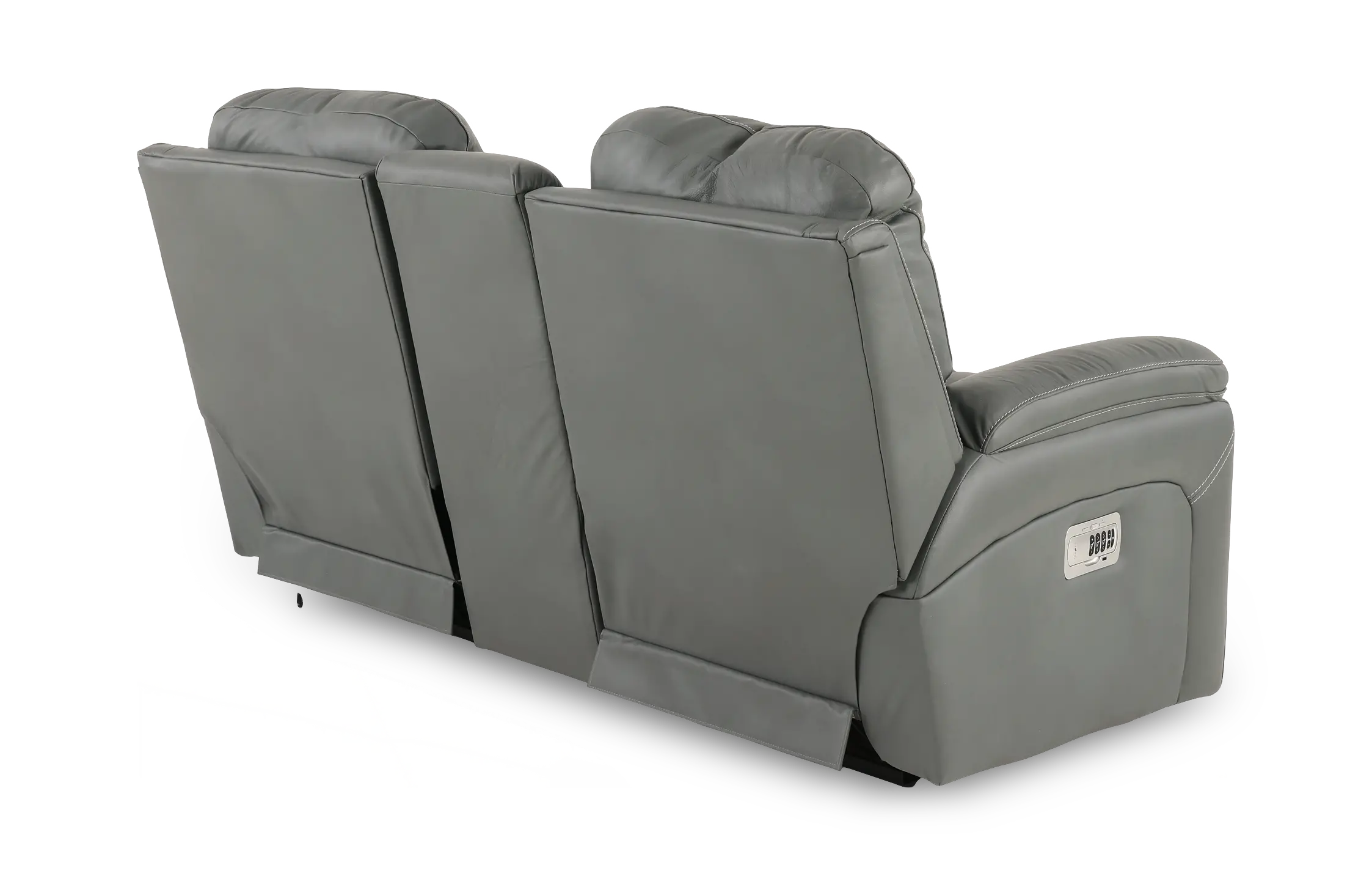 X49-530/W2/CB/LB193056 Greyson Blue-Gray Power Reclining Loveseat with Headrest and Lumbar-6