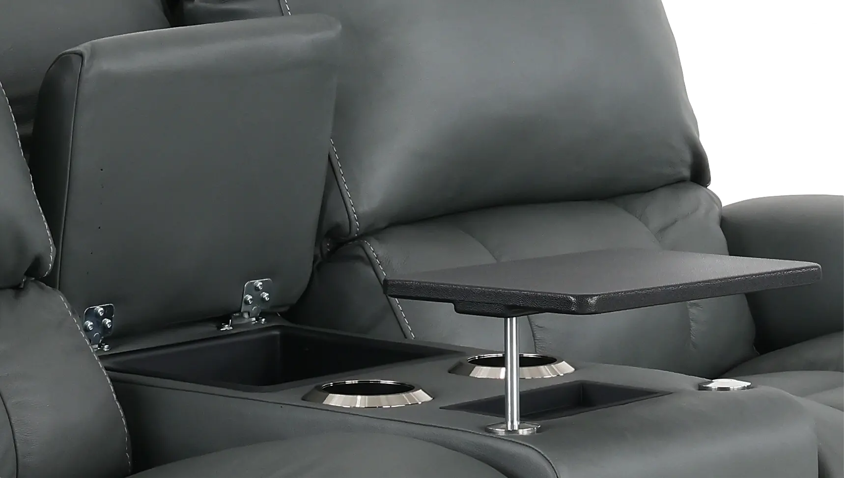 X49-530/W2/CB/LB193056 Greyson Blue-Gray Power Reclining Loveseat with Headrest and Lumbar-8