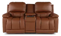 X49-530/W2/CB/LB193077 Greyson Caramel Power Reclining Loveseat with Headrest and Lumbar
