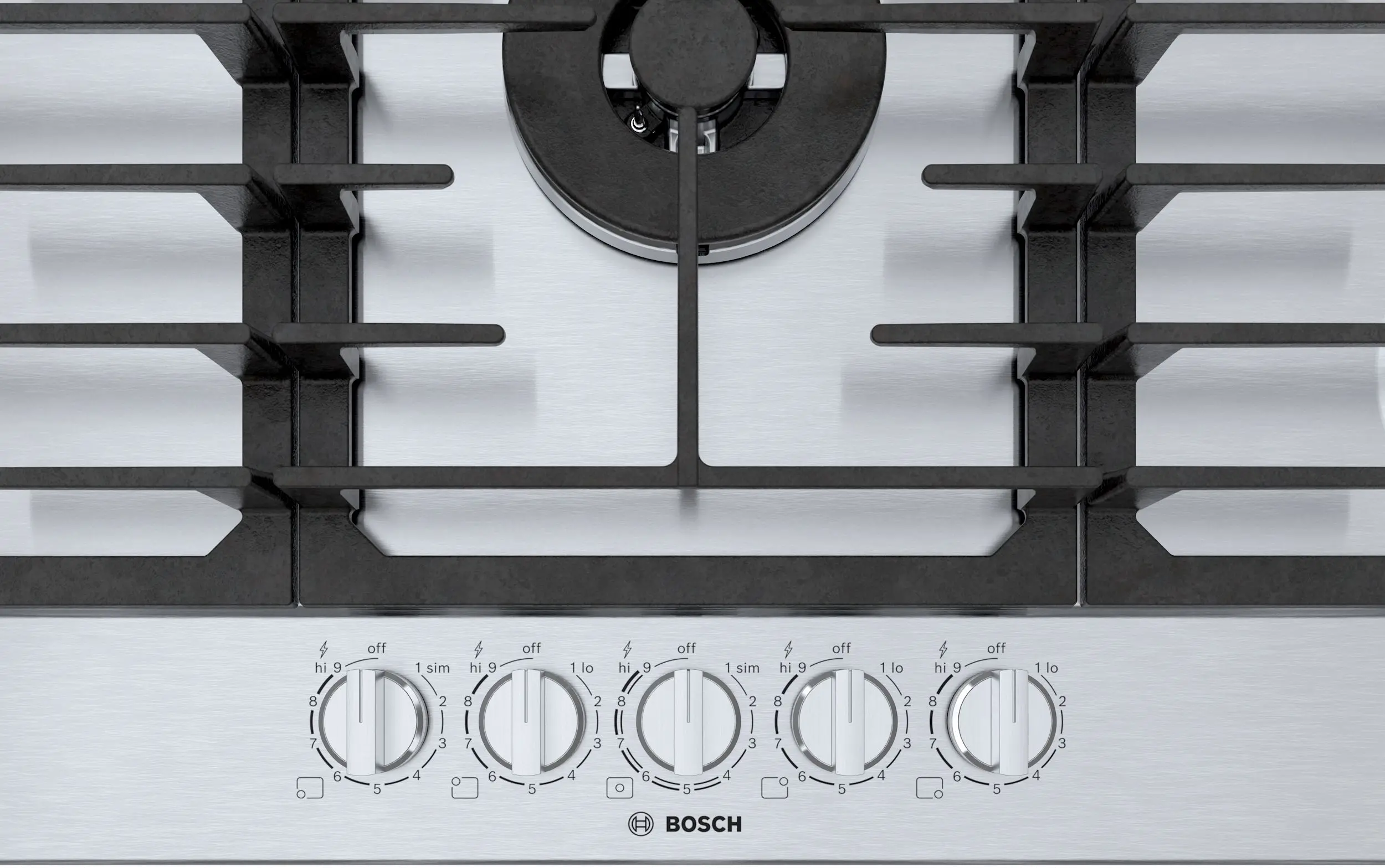NGM8659UC Bosch 800 Series 36  Gas Cooktop - Stainless Steel-3