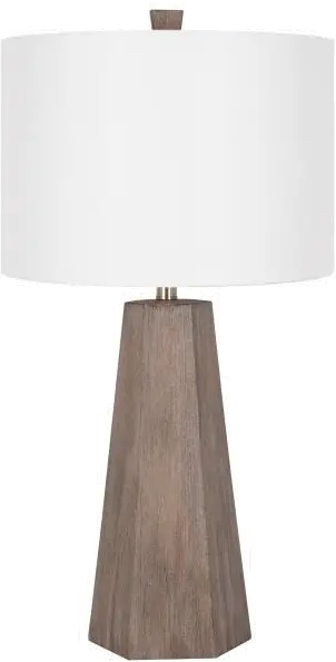 30  Dark Brown Table Lamp-1