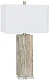 30  Gray and Brown Table Lamp