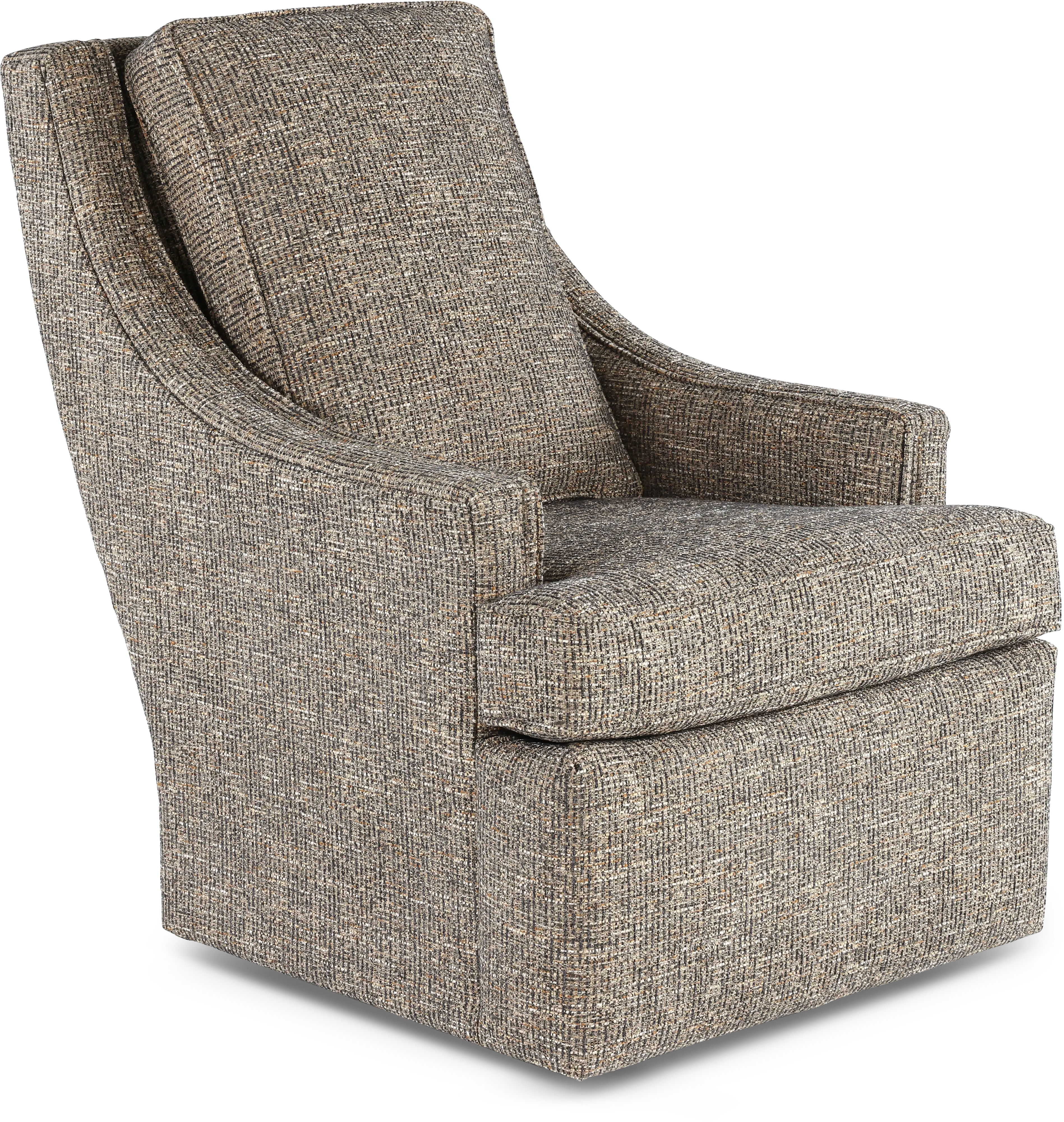 Norton Brown and Black Swivel Chair-1