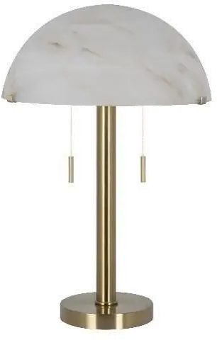 24  Plated Brass Metal Table Lamp-1