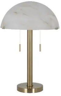 24  Plated Brass Metal Table Lamp