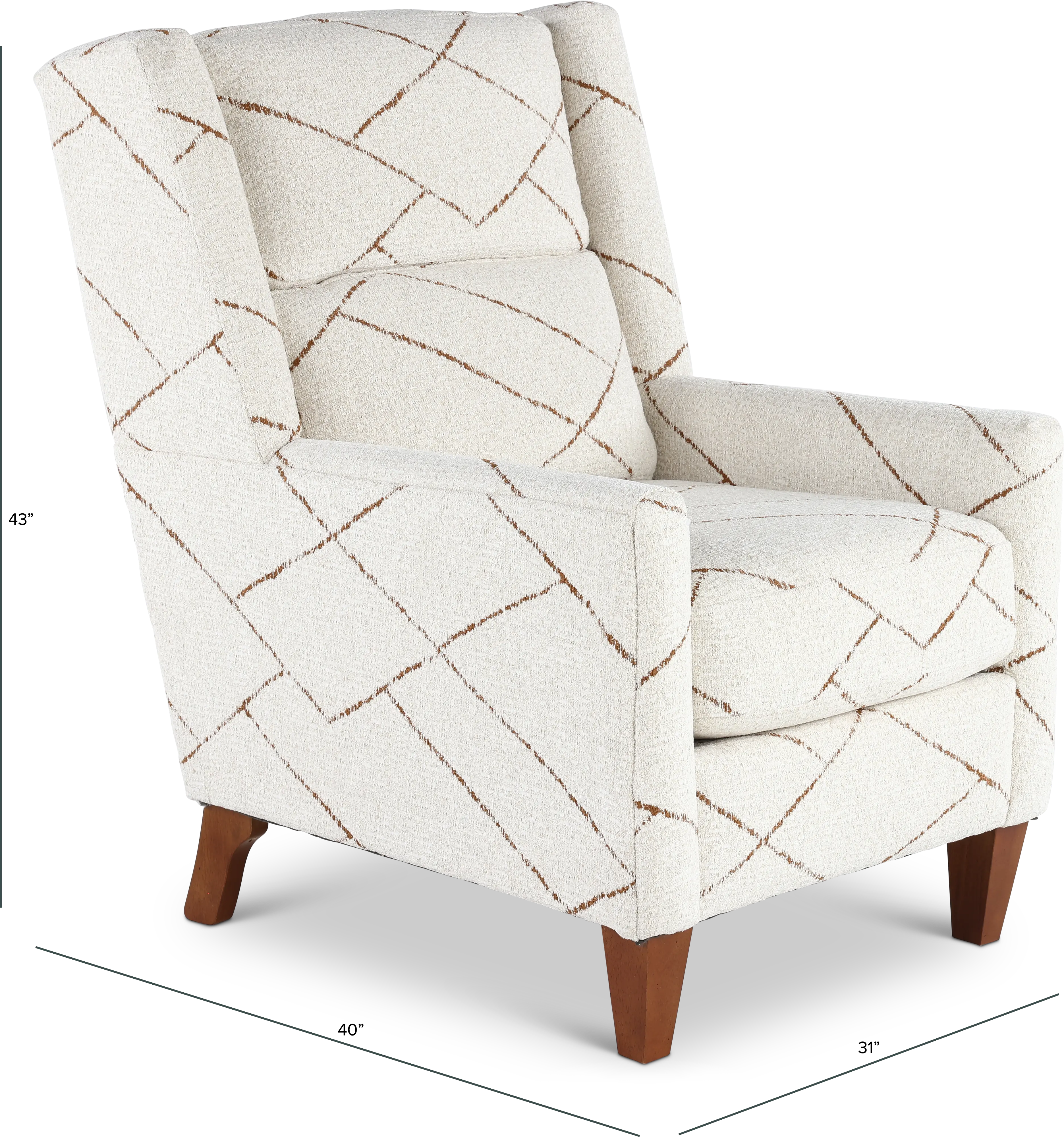 Levi Ivory Accent Chair-3