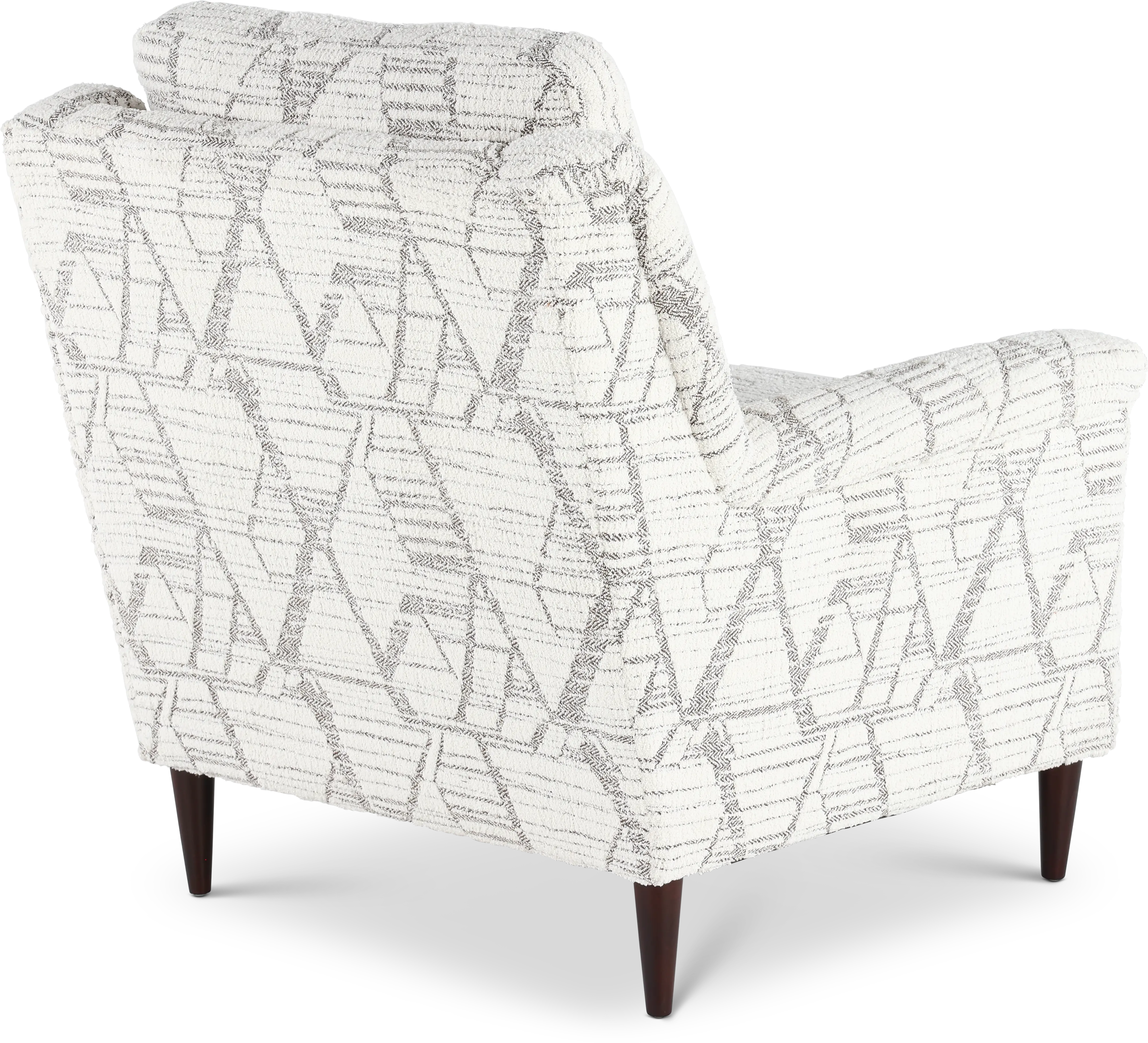 Birdie Drumbeat White Accent Chair-3