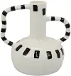 Black and White Ceramic Vase