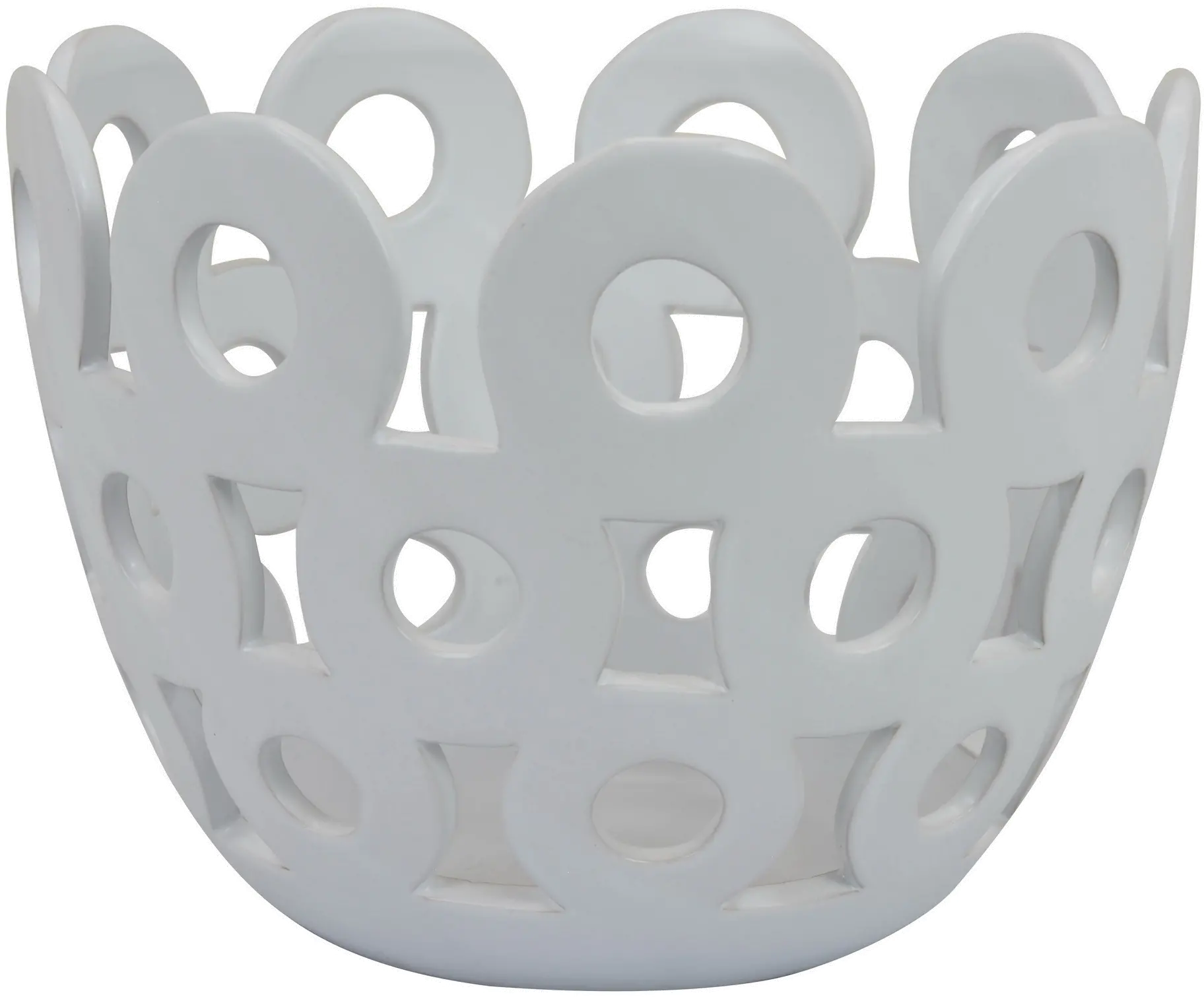 Pierced White Bowl-1