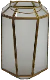Frosted Glass Metal Lantern