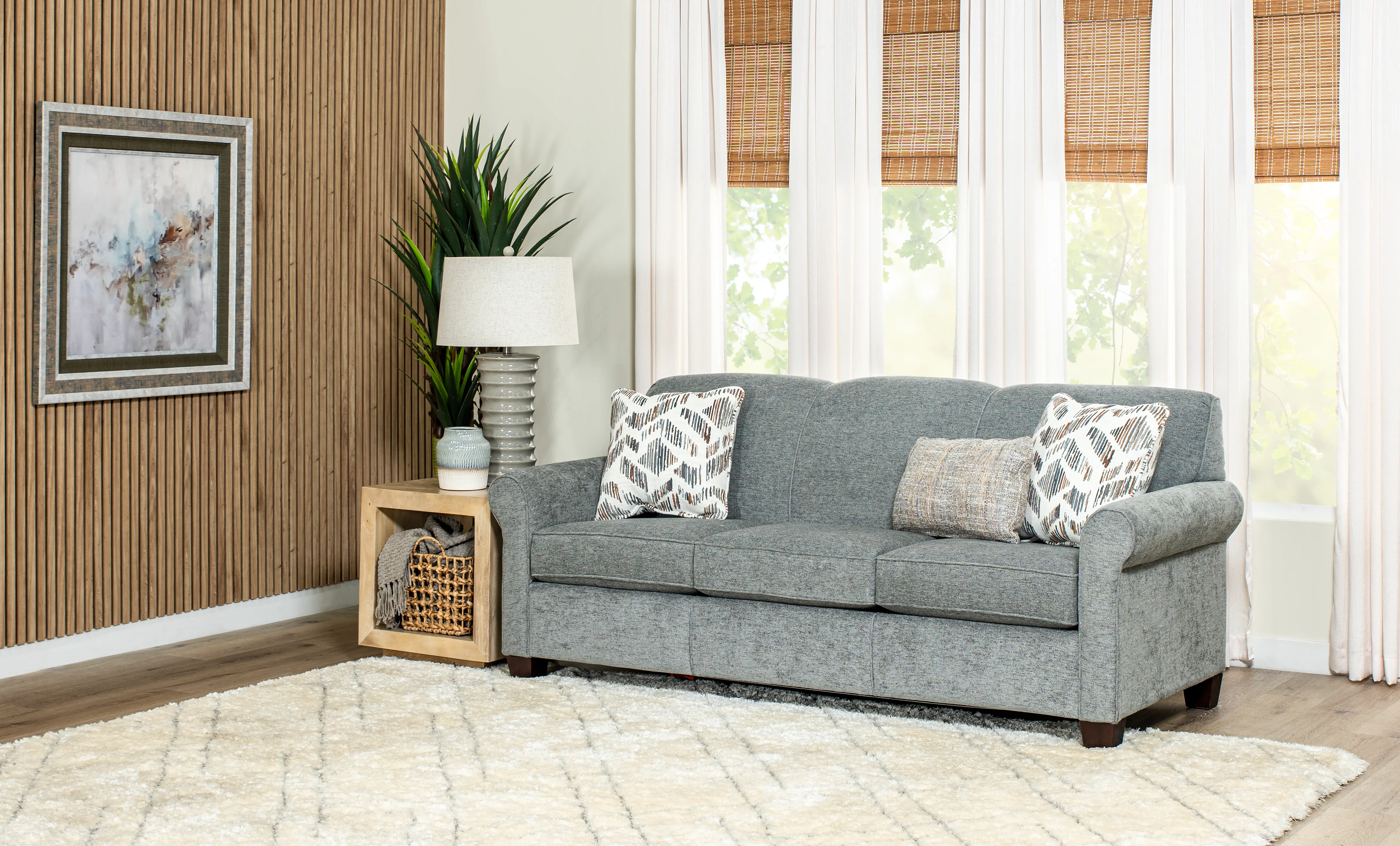 Brevard Gray Queen Sleeper Sofa-2