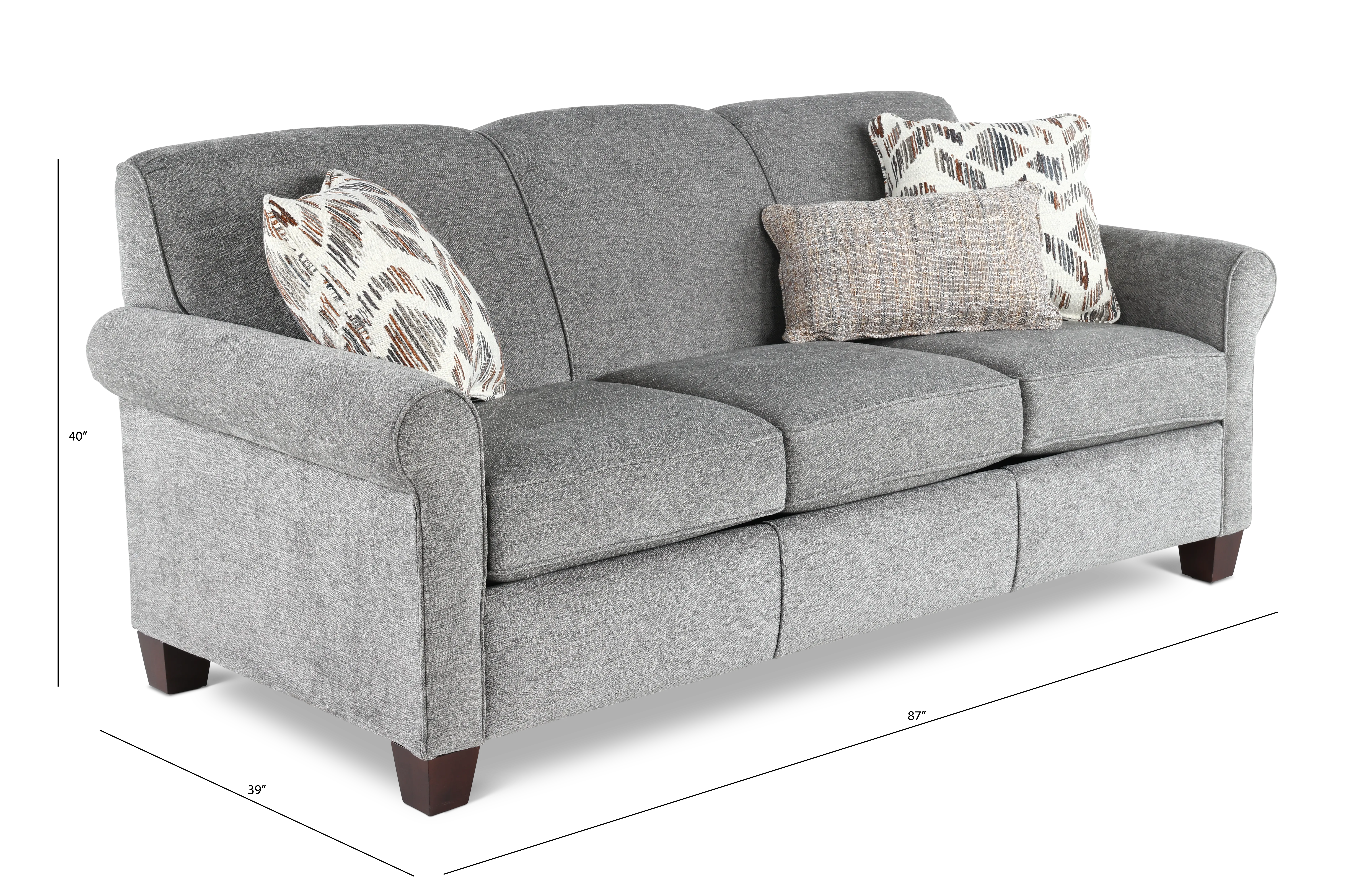 Brevard Gray Queen Sleeper Sofa-3