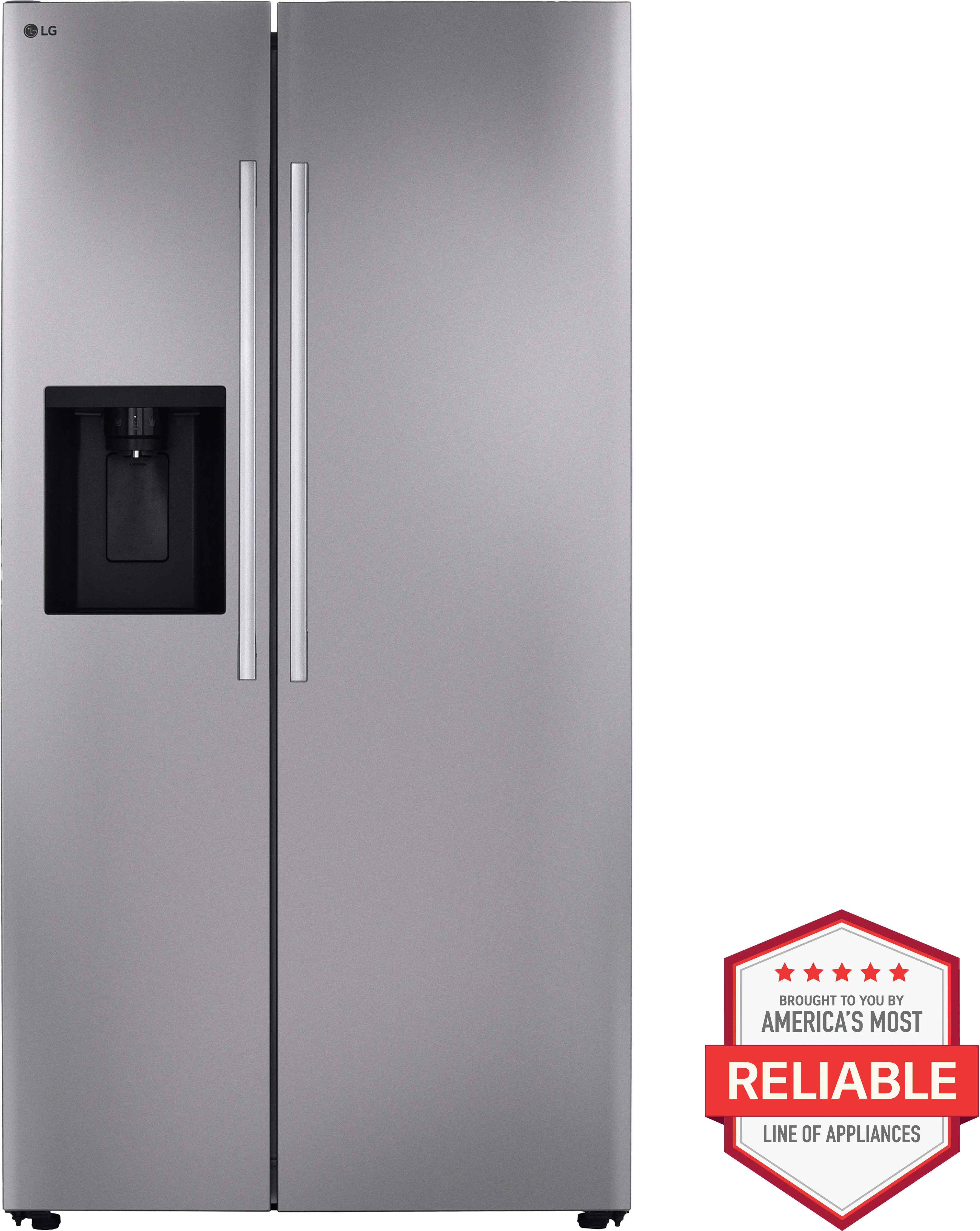 LS27T3230S LG 26.6 Cu Ft Side-By-Side Refrigerator - Stainless Steel-1