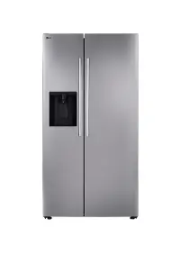 LS27T3230S LG 26.6 Cu Ft Side-By-Side Refrigerator - Stainless Steel